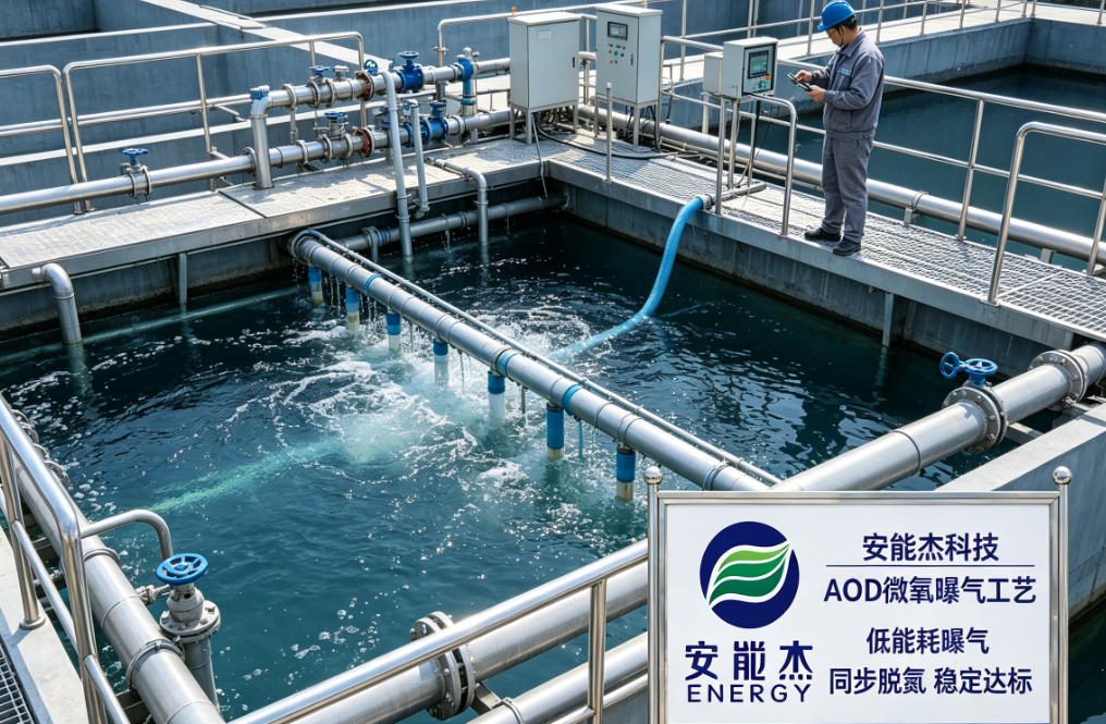大连安能杰污水处理节能降耗AOD工艺，EBIS实现智控制(图1)